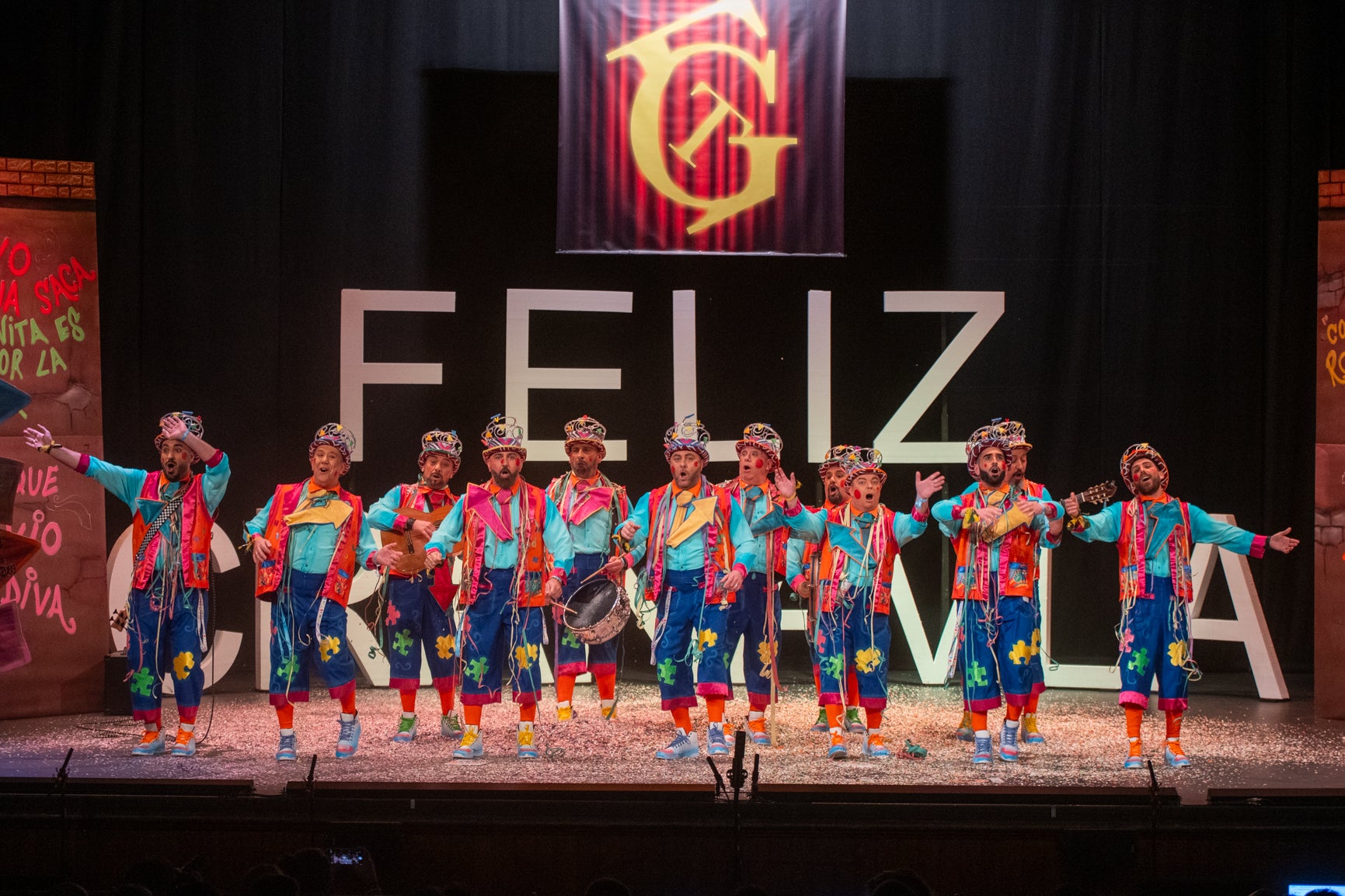 Así ha sido la actuación de la chirigota de 'Los Villegas', que defiende este año el primer premio del COAC en chirigotas Así ha sido la actuación de la chirigota de 'Los Villegas', que defiende este año el primer premio del COAC en chirigotas