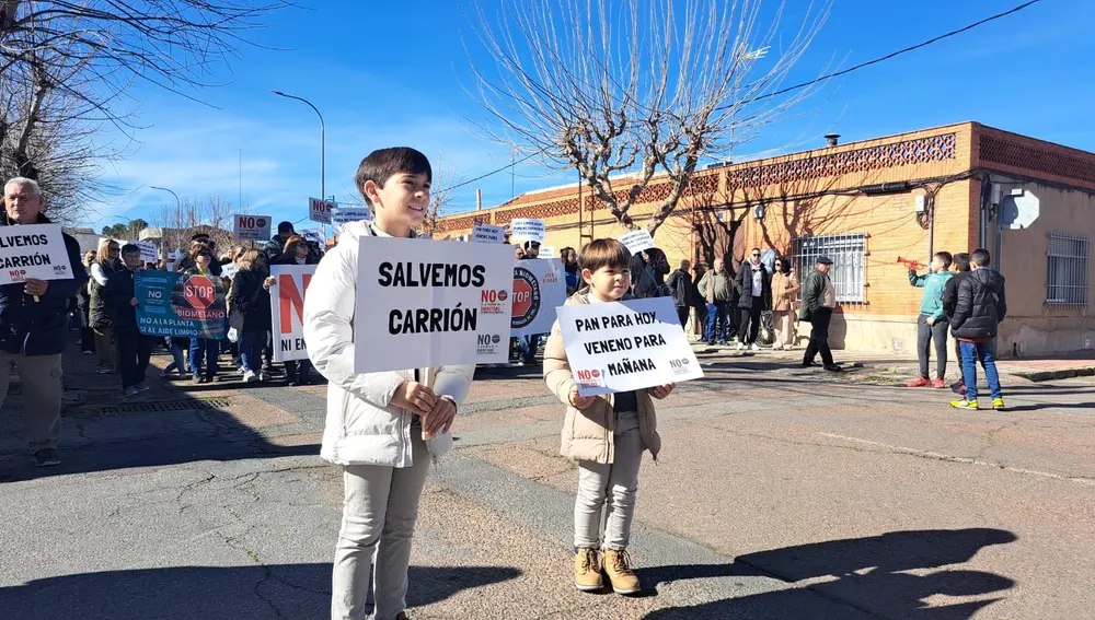 La manifestación ha tenido lugar en Carrión La manifestación ha tenido lugar en Carrión