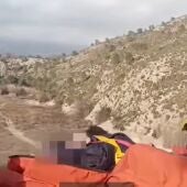 Rescate de senderista en Relleu