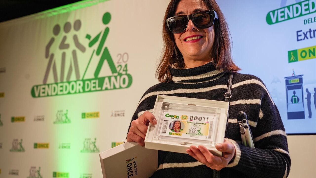 La ONCE nombra a la pacense María Antonia Pinilla como su mejor ...