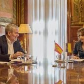 ernando Clavijo y María Jesús Montero en una foto de archivo