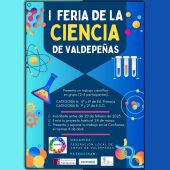 Cartel I Feria de la Ciencia de Valdepeñas