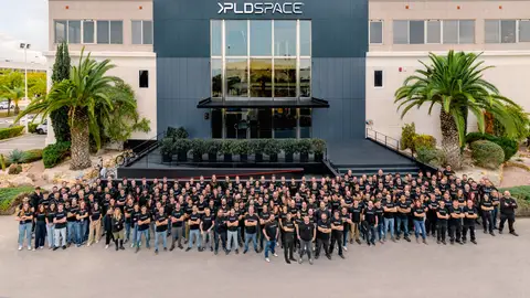 Plantilla de la empresa PLD Space de Elche. Plantilla de la empresa PLD Space de Elche.