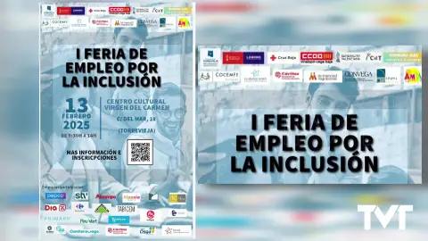 Cerca de 500 personas participarán este jueves en la I Feria de Empleo por la Inclusión que se celebra en Torrevieja Cerca de 500 personas participarán este jueves en la I Feria de Empleo por la Inclusión que se celebra en Torrevieja