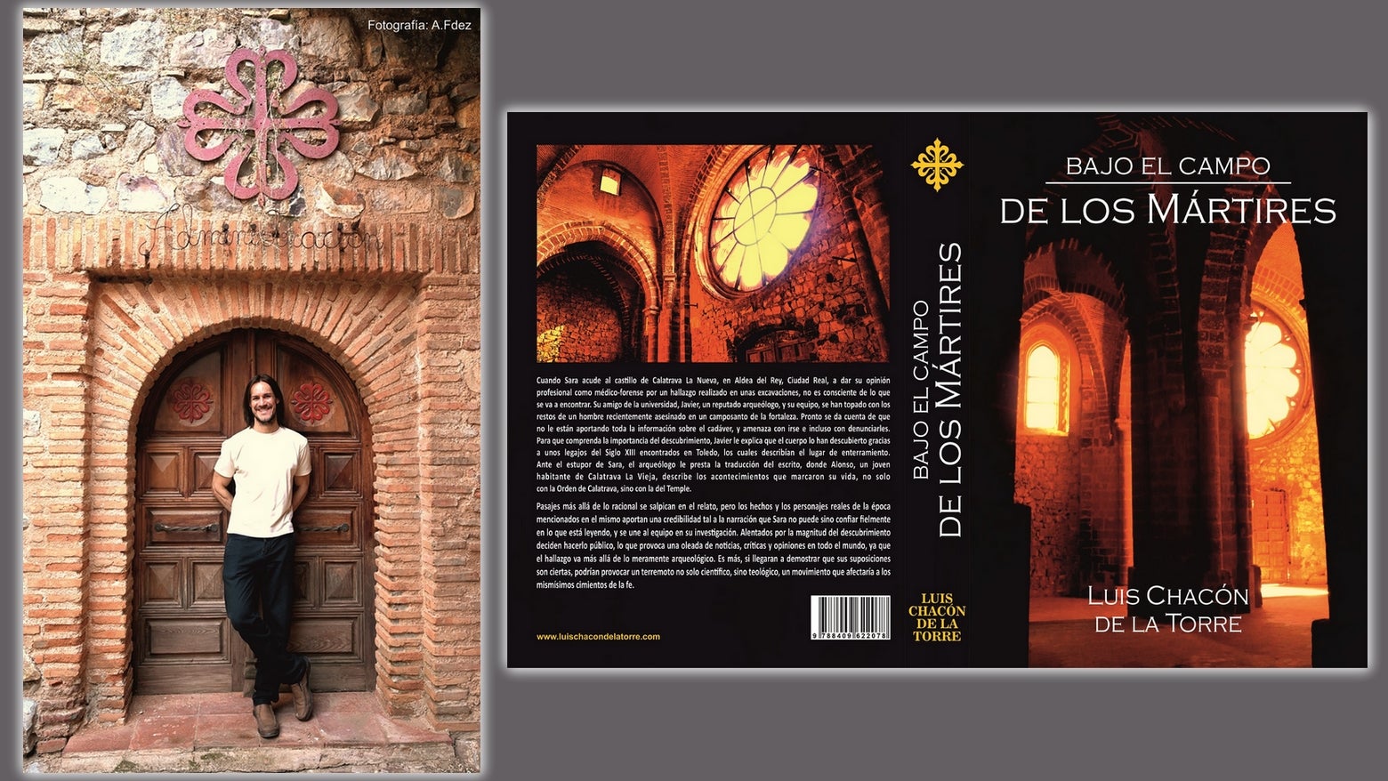 Luis Chacón vuelve, ahora con una novela templaria Luis Chacón vuelve, ahora con una novela templaria