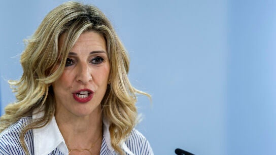 La ministra de Trabajo y vicepresidenta segunda del Gobierno, Yolanda D&iacute;az 