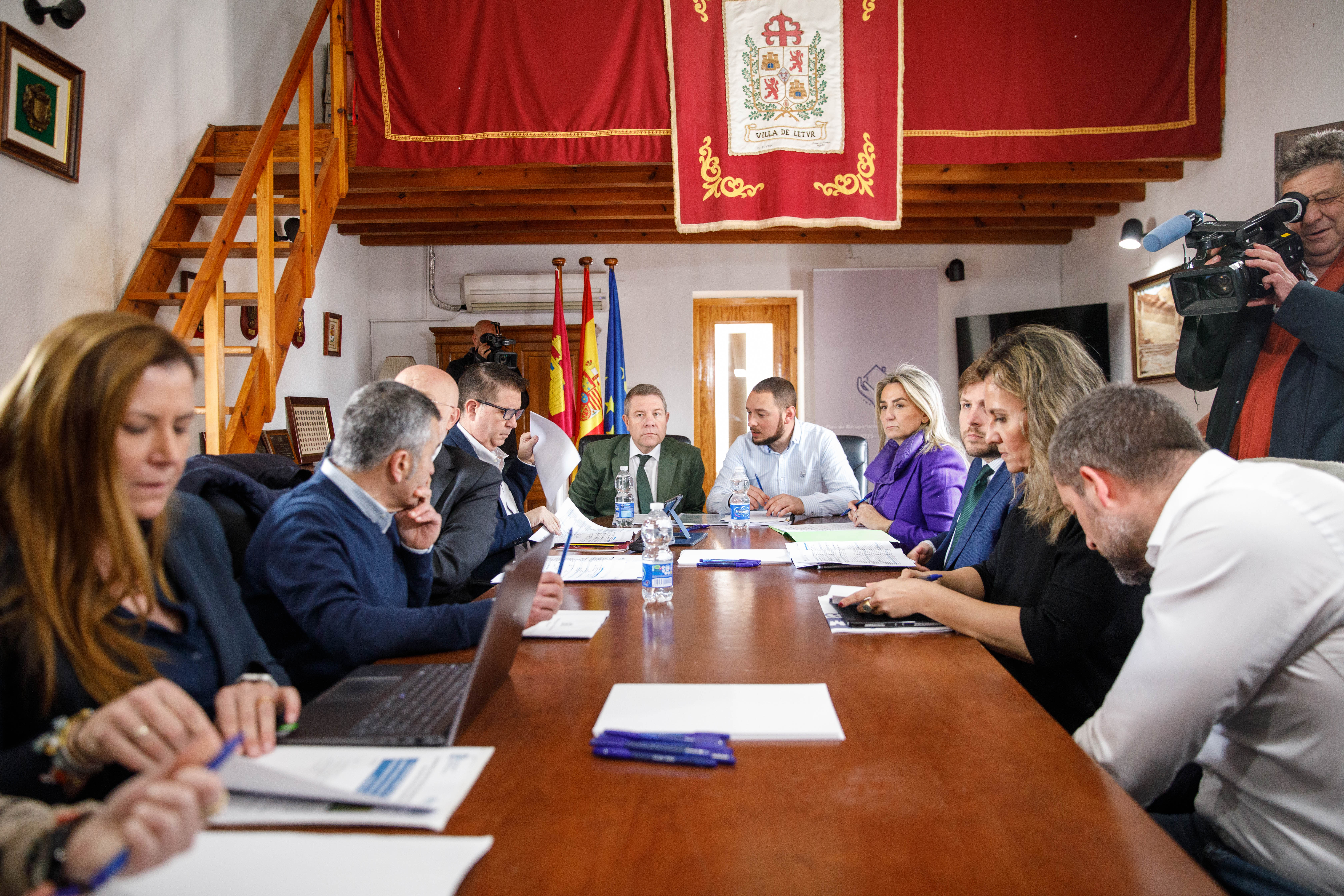 Nueva reunión de coordinación de administraciones para recuperar Letur Nueva reunión de coordinación de administraciones para recuperar Letur