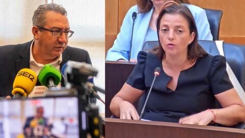 Toni P&eacute;rez (PP) y Cristina Escoda (PSOE)
