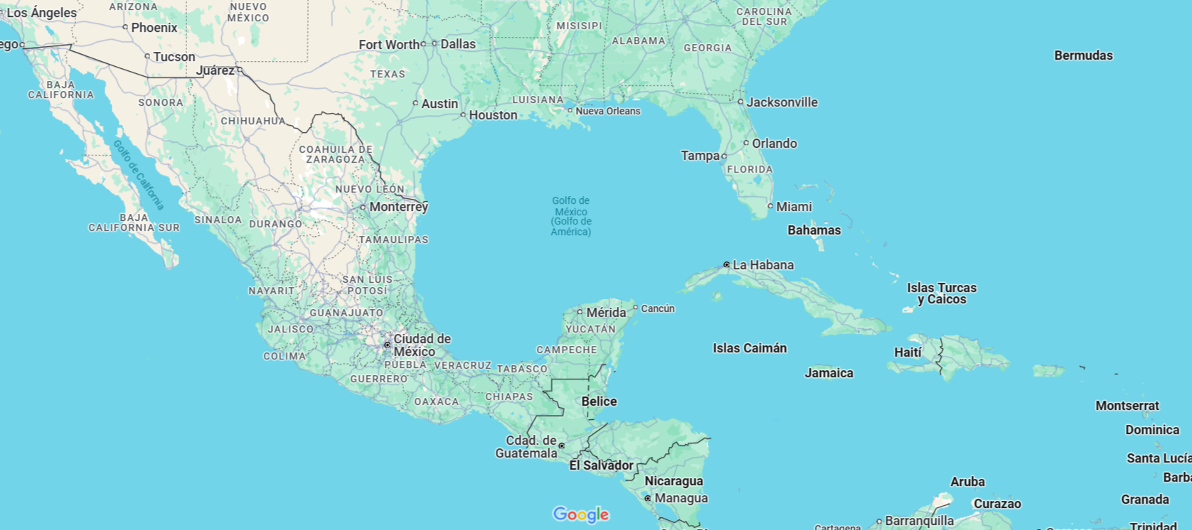 Google Maps renombra el golfo de México por 'golfo de América', tras una orden de Donald Trump Google Maps renombra el golfo de México por 'golfo de América', tras una orden de Donald Trump