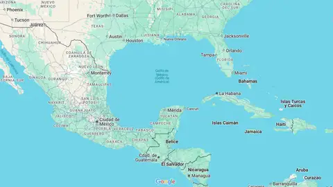 Google Maps renombra el golfo de México por 'golfo de América', tras una orden de Donald Trump Google Maps renombra el golfo de México por 'golfo de América', tras una orden de Donald Trump