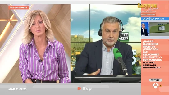 Alsina, sobre el caso fiscal general: "No ha demostrado mucha voluntad de colaborar para que se esclarezca la verdad" Alsina, sobre el caso fiscal general: "No ha demostrado mucha voluntad de colaborar para que se esclarezca la verdad"