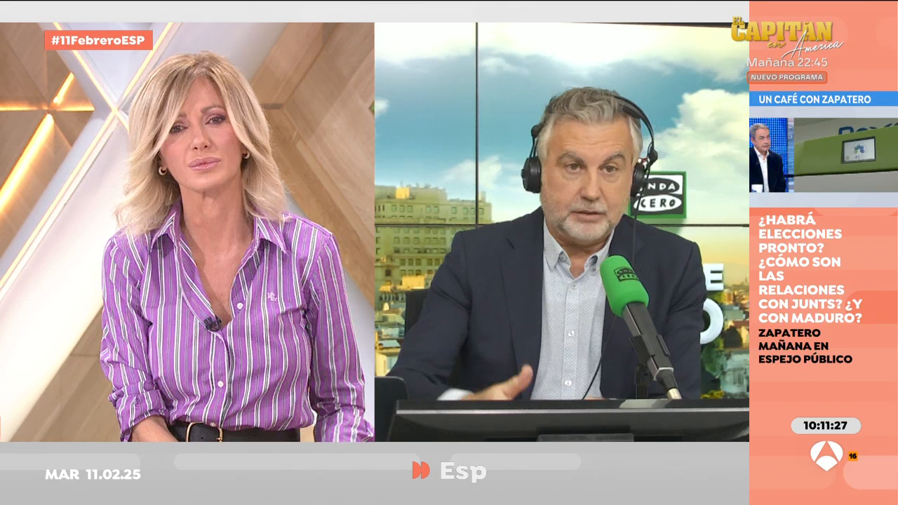 Alsina, sobre el caso fiscal general: "No ha demostrado mucha voluntad de colaborar para que se esclarezca la verdad" Alsina, sobre el caso fiscal general: "No ha demostrado mucha voluntad de colaborar para que se esclarezca la verdad"