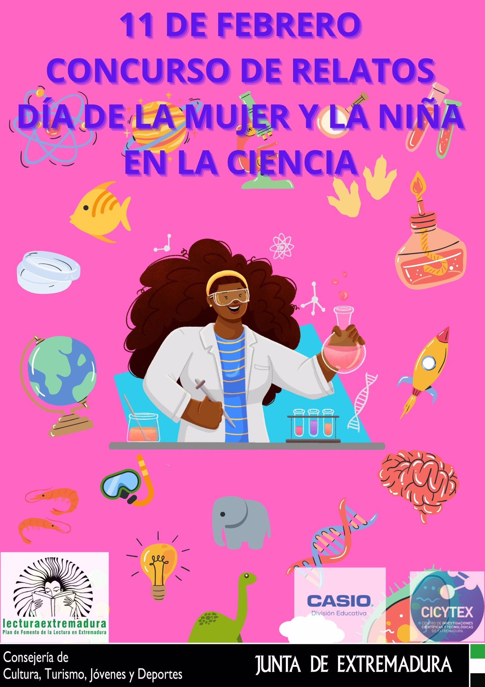 La Junta lanza otra edición del concurso de escritura creativa con motivo del Día de la Mujer y la Niña en la Ciencia La Junta lanza otra edición del concurso de escritura creativa con motivo del Día de la Mujer y la Niña en la Ciencia
