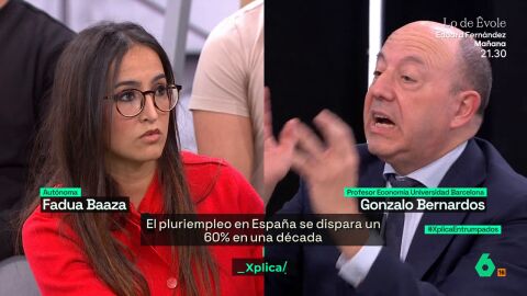 Xplica Una joven autónoma, a Gonzalo Bernardos: "Dime tú dónde están esos jóvenes que están siendo 'ninis', que yo no los veo"