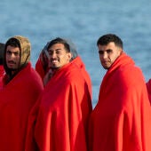 Migrantes rescatados por Salvamento Marítimo y trasladados hasta Lanzarote