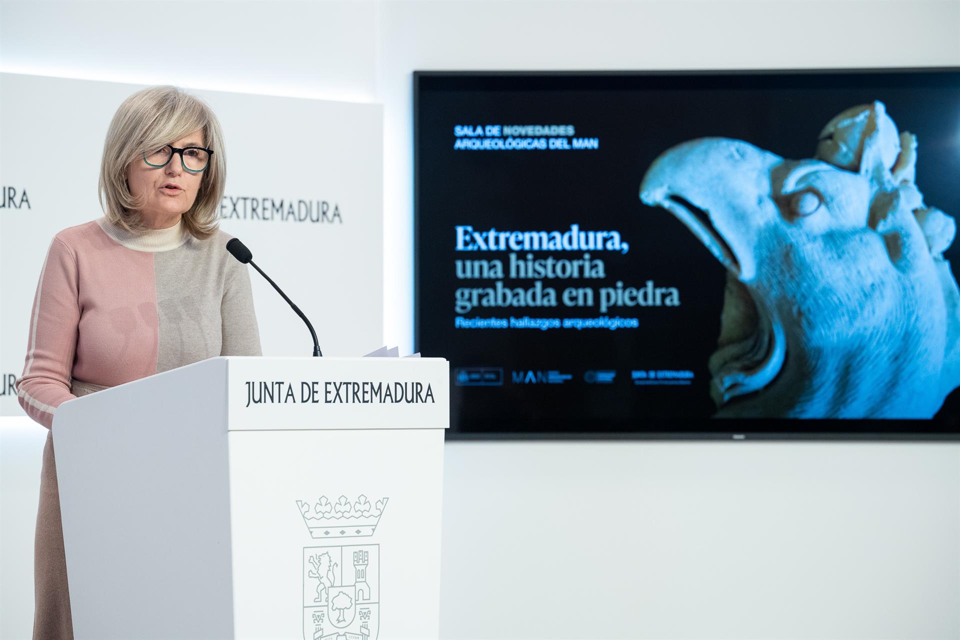 El Museo Arqueológico Nacional expondrá cinco piezas en piedra que abarcan del Calcolítico a la época Visigoda extremeña El Museo Arqueológico Nacional expondrá cinco piezas en piedra que abarcan del Calcolítico a la época Visigoda extremeña