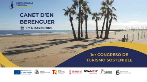 Cartel de la primera edición del Congreso de Turismo Sostenible de Canet d'en Berenguer Cartel de la primera edición del Congreso de Turismo Sostenible de Canet d'en Berenguer