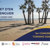 Cartel de la primera edición del Congreso de Turismo Sostenible de Canet d'en Berenguer
