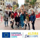 Voluntarios europeos en las Fallas