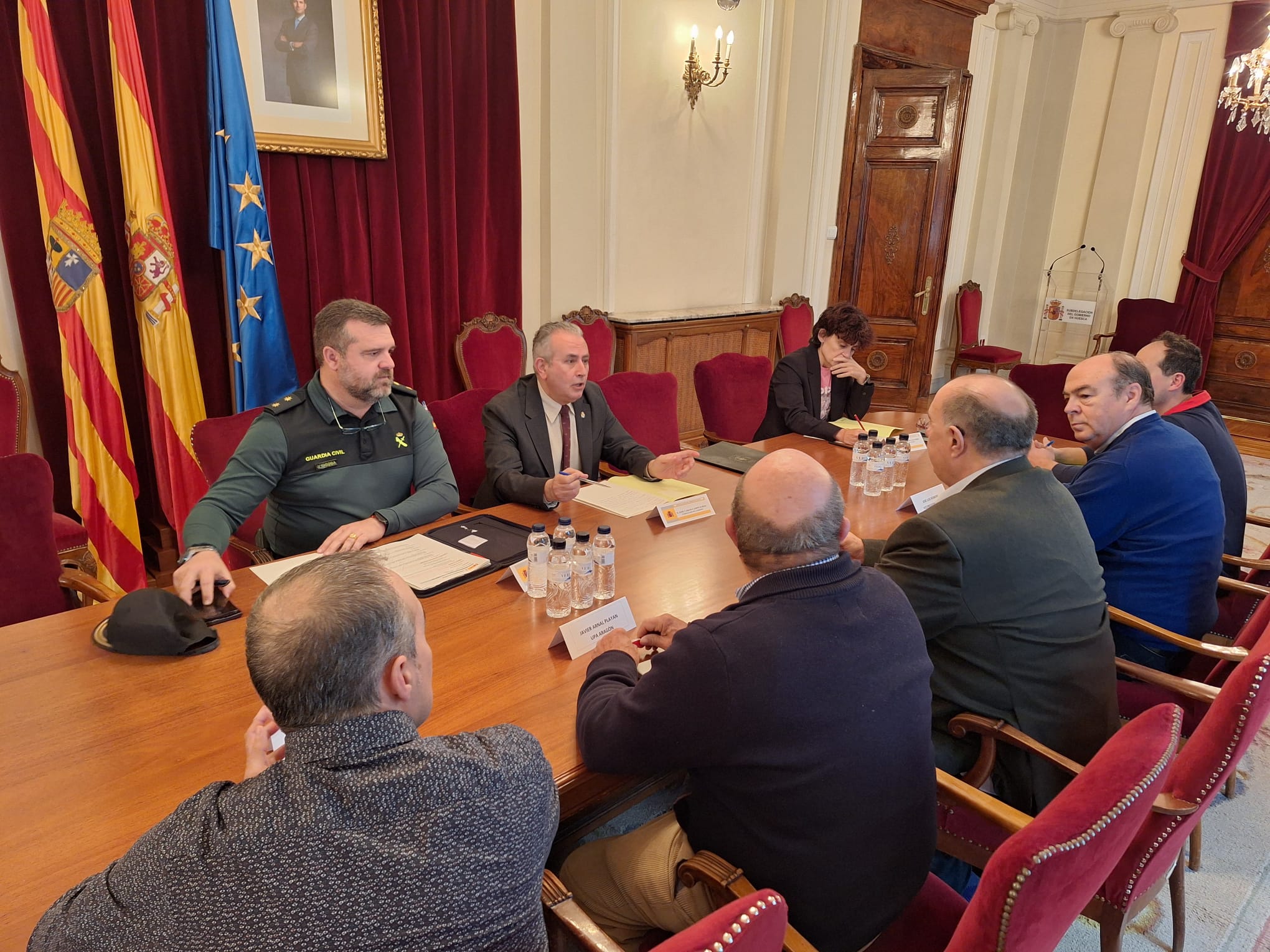 Organizaciones agrarias y Subdelegación de Huesca analizan la seguridad en el campo Organizaciones agrarias y Subdelegación de Huesca analizan la seguridad en el campo