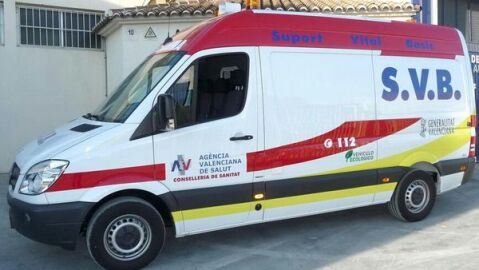 Ambulancia de Soporte Vital B&aacute;sico en Aspe.