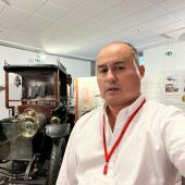 Felipe Alonso en el Museo de Historia de la Automoción de Salamanca
