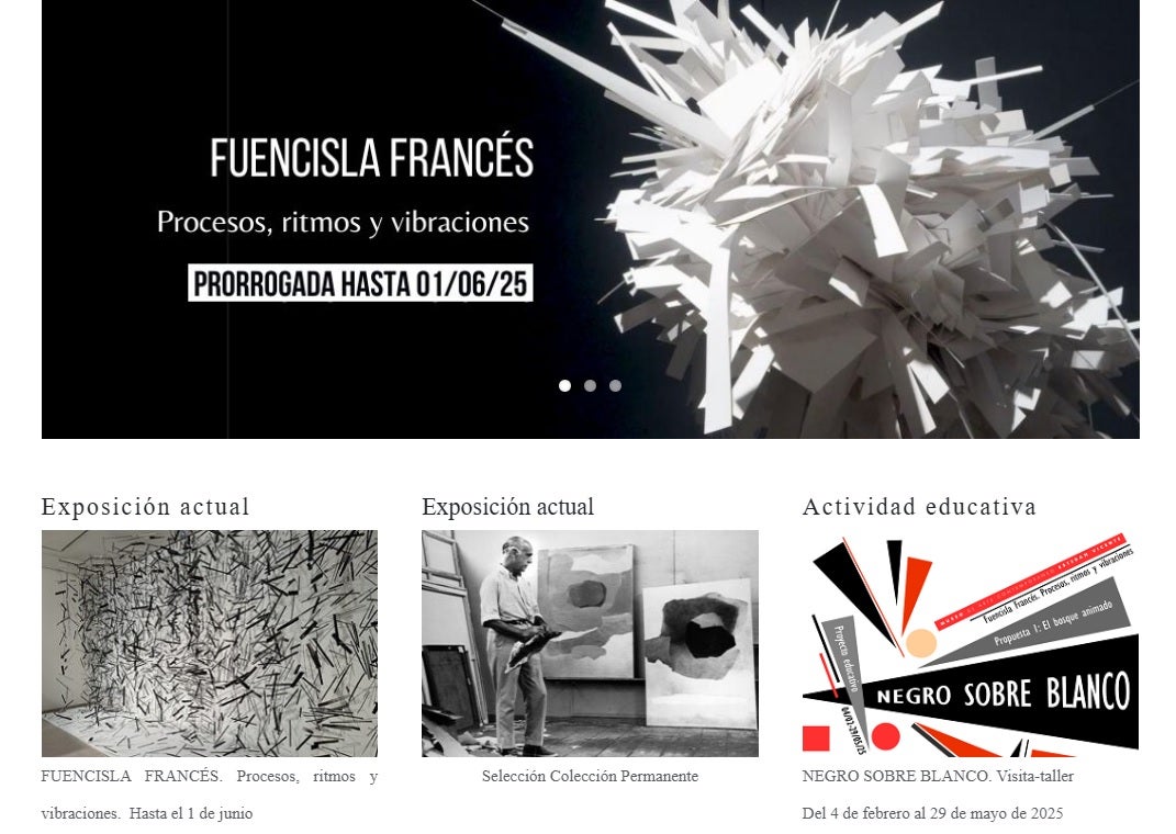 Taller educativo "Negro sobre Blanco" en el Museo Esteban Vicente Taller educativo "Negro sobre Blanco" en el Museo Esteban Vicente