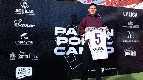 11-02-2025 Javi Moreno fue preentado por el Albacete 11-02-2025 Javi Moreno fue preentado por el Albacete
