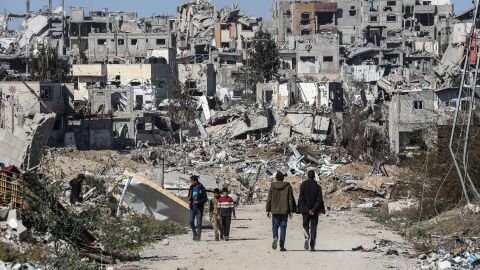 Desplazados en la Franja de Gaza / Imagen: Omar Ashtawy 
