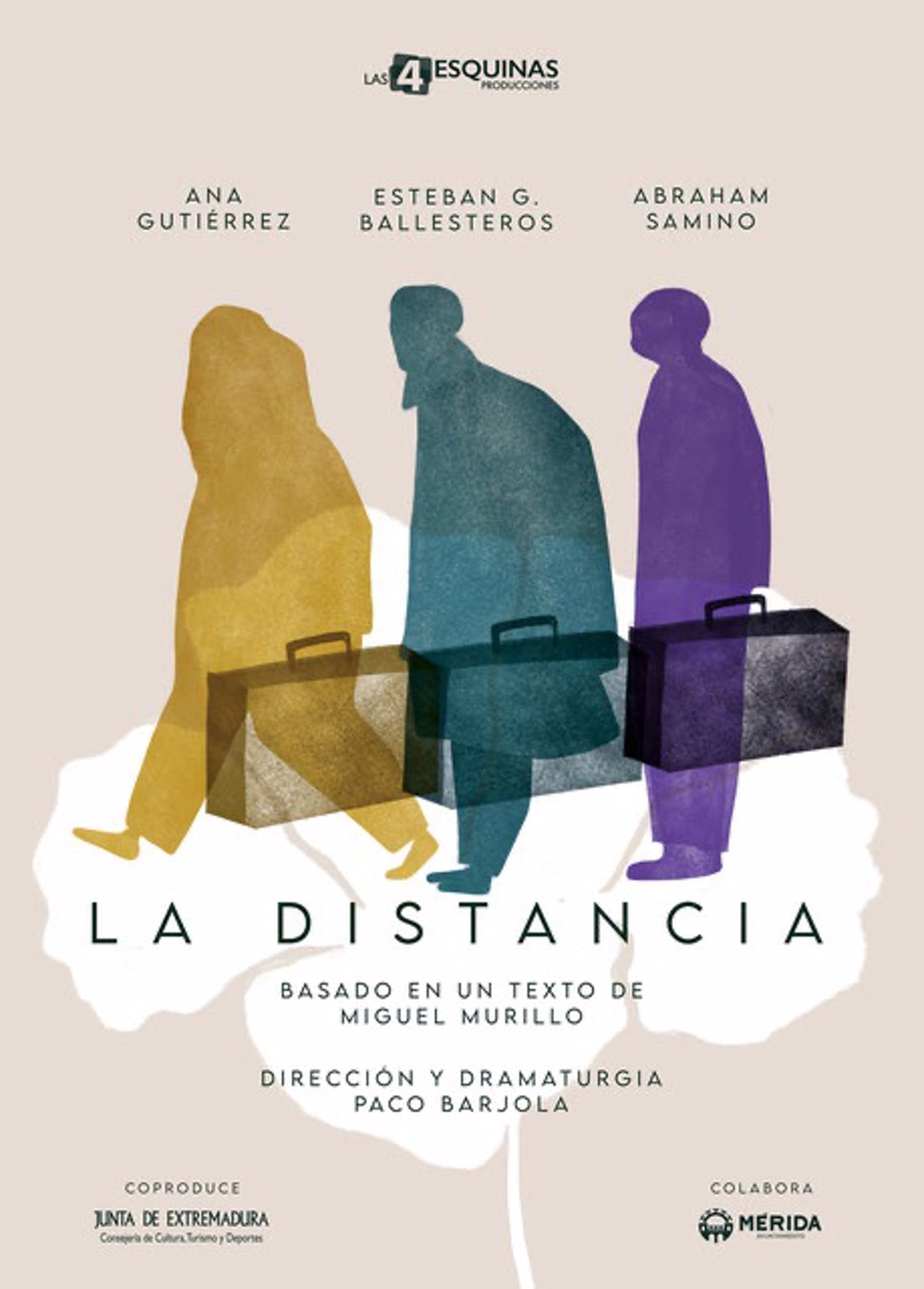La compañía las 4 esquinas pone en escena 'La distancia' en la Sala Trajano La compañía las 4 esquinas pone en escena 'La distancia' en la Sala Trajano