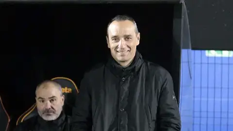 José Luis Oltra, entrenador del Eldnese. José Luis Oltra, entrenador del Eldnese.