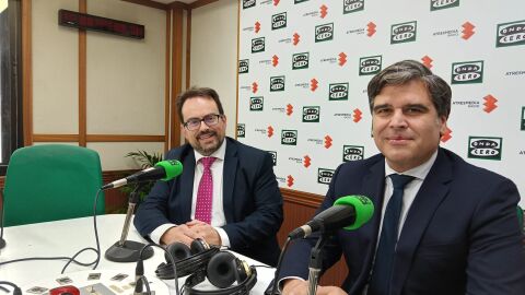 Jos&eacute; Manuel Labrador (RSU) y Javier Ru&iacute;z (Onda Cero)