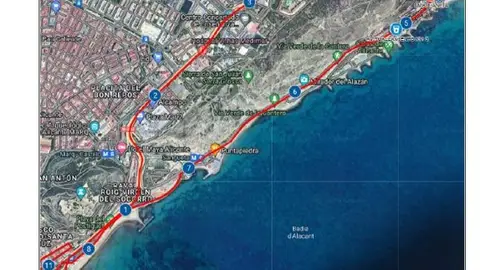 Primera parte del recurrido de la media Maraton & 10k Primera parte del recurrido de la media Maraton & 10k