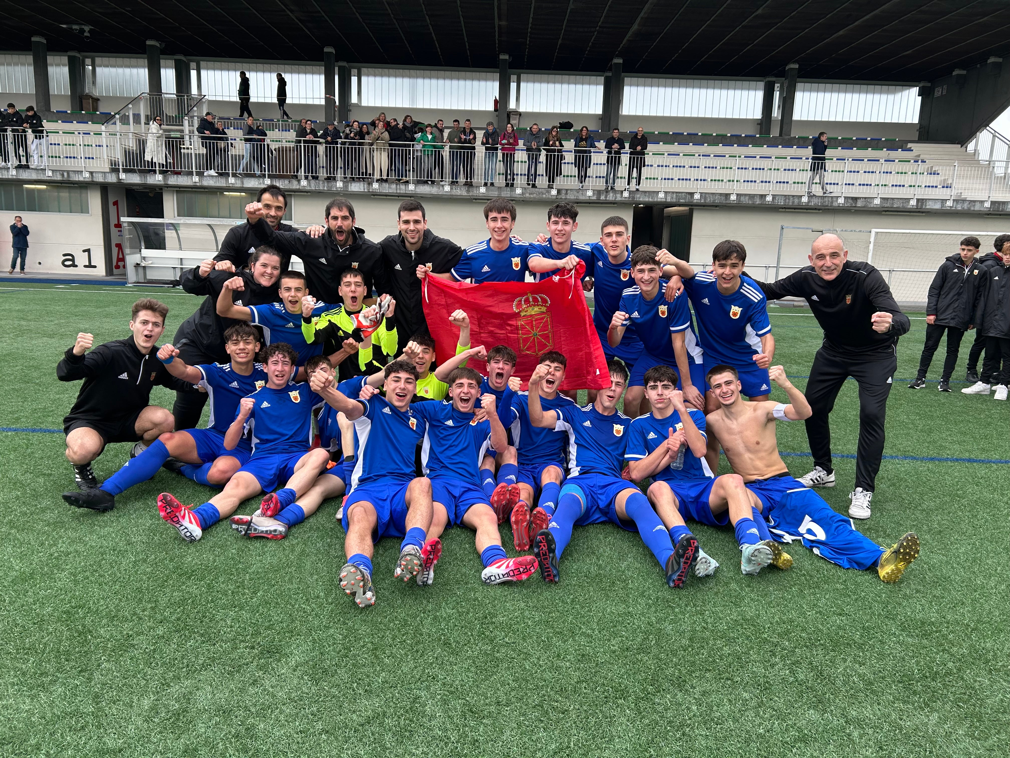 Navarra, entre las cuatro mejores selecciones de fútbol sub'16 Navarra, entre las cuatro mejores selecciones de fútbol sub'16