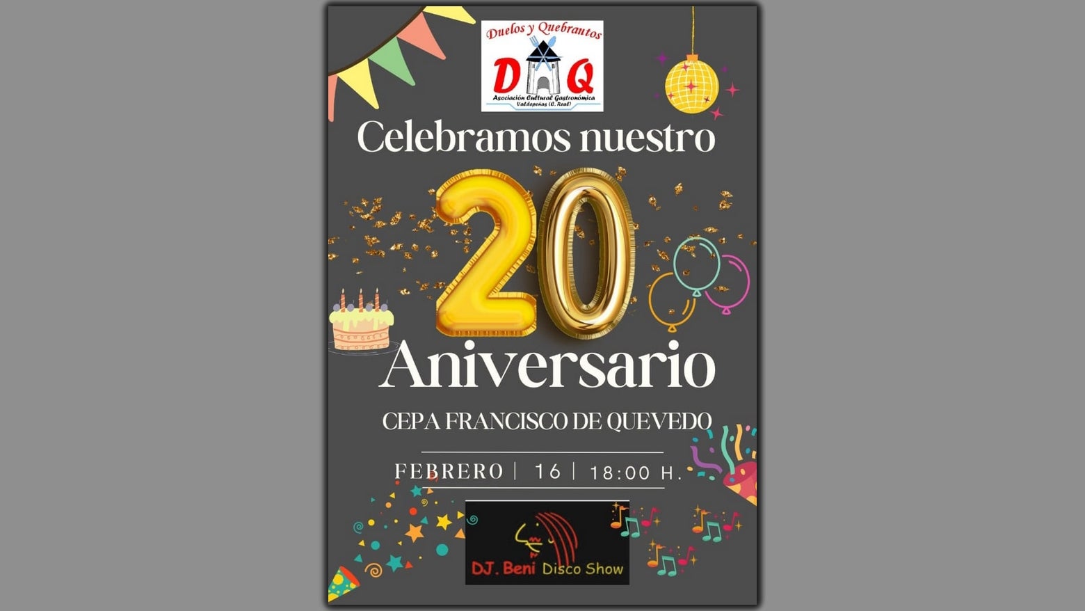 La Asociación Gastronómica y Cultural 'Duelos y Quebrantos' cumple 20 años La Asociación Gastronómica y Cultural 'Duelos y Quebrantos' cumple 20 años