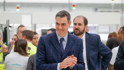 Pedro Sánchez visita la sede de Wallbox en Barcelona Pedro Sánchez visita la sede de Wallbox en Barcelona