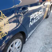 Imagen de archivo de un coche patrulla de la Policía Nacional Imagen de archivo de un coche patrulla de la Policía Nacional
