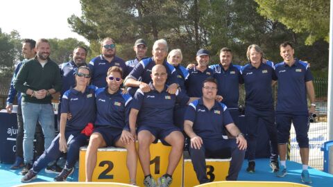 T&eacute;cnicos deportivos municipales de Benidorm tras la &uacute;ltima olimpiada escolar