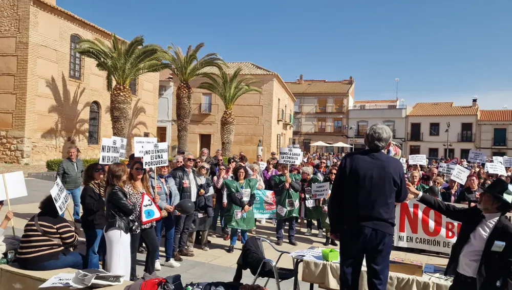 Manifestación en Torralba contra la planta de biogas Manifestación en Torralba contra la planta de biogas