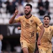 Baturina marca con el Málaga 