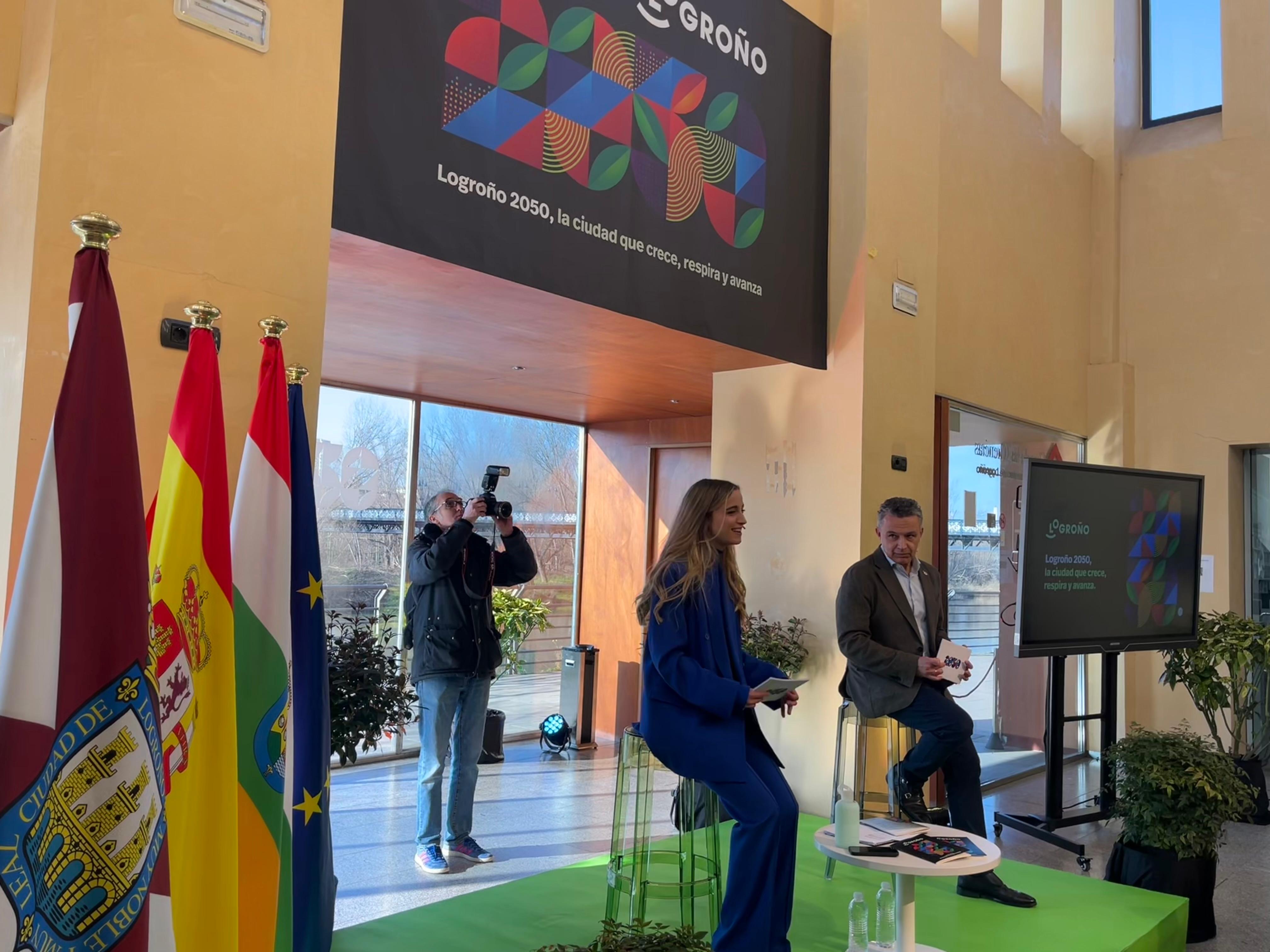 Escobar presenta la estrategia 'Logroño 2050', basada en sostenibilidad, movilidad y patrimonio Escobar presenta la estrategia 'Logroño 2050', basada en sostenibilidad, movilidad y patrimonio