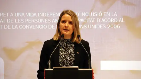 La consellera de Drets Socials i Inclusió, Mònica Martínez Bravo La consellera de Drets Socials i Inclusió, Mònica Martínez Bravo