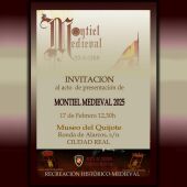 Cartel de la presentación de Montiel Medieval 2025