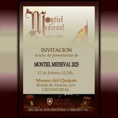 Cartel de la presentación de Montiel Medieval 2025 Cartel de la presentación de Montiel Medieval 2025
