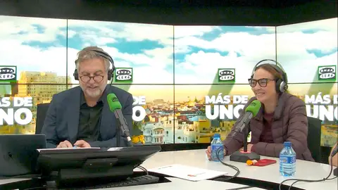 Leonor Watling, en la hora del humor en 'Más de uno'. Leonor Watling, en la hora del humor en 'Más de uno'.
