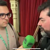 Instantes de la entrevista en Onda Cero Instantes de la entrevista en Onda Cero