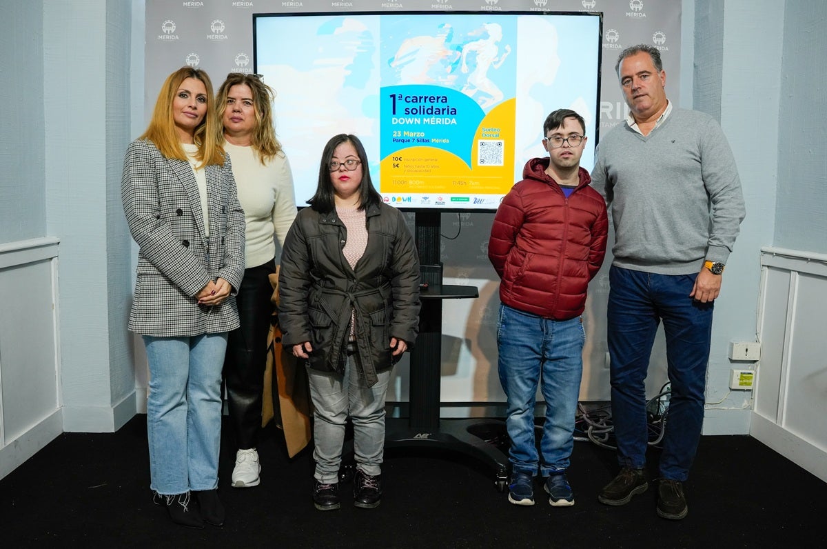Down Mérida celebrará su I Carrera Solidaria de 7 kilómetros el 23 de marzo para fomentar su visibilidad Down Mérida celebrará su I Carrera Solidaria de 7 kilómetros el 23 de marzo para fomentar su visibilidad