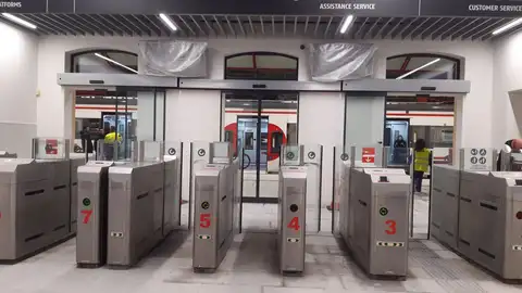 Entrada de la estación del Norte Entrada de la estación del Norte