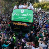 Unicaja celebrando la Copa del Rey 2025
