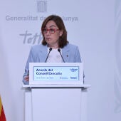 La portaveu del Govern, Sílvia Paneque, després del Consell Executiu d'aquest dimarts